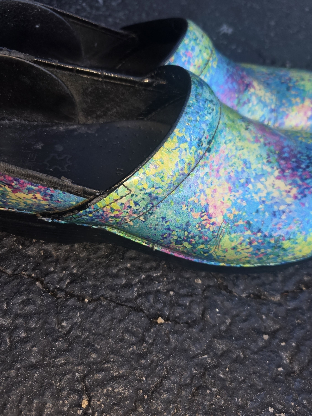 Dansko Professional Multi Color Speckled Healthcare Nursing Workwear Artsy | 41